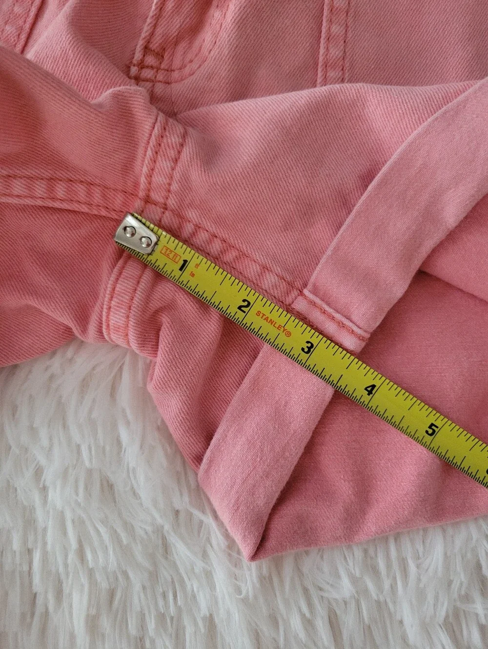 Gap Kids Light Orange Denim Cuffed Shorts Girls Size 10